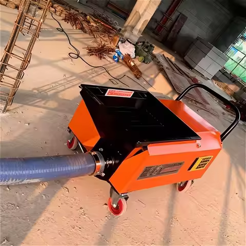 110V/220V/380V New Secondary Structure Screw Pump, Fine Stone Concrete Mortar Cement Conveying, Hori