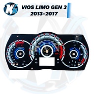 2013-2017 Toyota Vios Limo gen 3 Speedometer Variation panel board