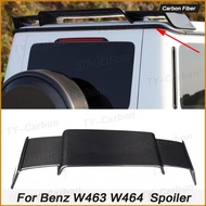Real Carbon Fiber Rear Spoiler For Benz G Class W463 W464 G350 G500 G550 580 G53 G63 Rear Roof Top L