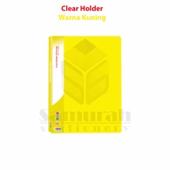 Map Clear Holder 40 Pocket Polos Folio Jenia / Album Plastik isi 40 lembar Kantong Bening / Map Kata