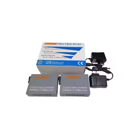 HTB-GS-03 AB 10/100/1000M fiber transceiver FTHH Single Mode SC Port 20KM RJ45 Fast Ethernet Media C