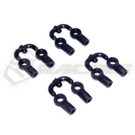 3Racing 4.8x12mm Ball End Cap Ver.2 8 pcs 3RAC-BE4812/V2 For Sakura D5S D5 AdvanceS Advance S64 M4 M