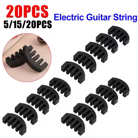 5-20PCS Rubber Violin Mute for 4/4-3/4 Violino Practice Accessories Violin Strings Violin Accessorie