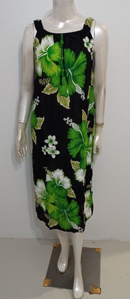 ( Ready Stock)BA0039N Batik Baju Tidur Perempuan Batik Ladies Night Dress Women Dress Batik Sleevele