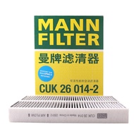 Mann Filter CUK26014-2 Activated Carbon Air Conditioner Filter Core Suitable for Peugeot 308/308S/40