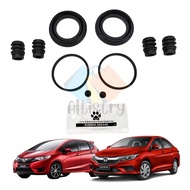 HONDA CITY TMO/T9A, CIVIC SNA, JAZZ T5A, INSIGHT TM8 FULL SET FRONT CALIPER DISC BRAKE REPAIR KIT 54