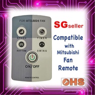 SG Seller MITSUBISHI Electric wall &amp; Stand Fan Remote Control