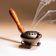 TrustBasket Handcrafted Brass Dhoop Dani Incense Holder | Multipurpose Dhoop Diffuser & Stick Holder