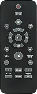 AIDITIYMI 996580004176 Replacement Remote Control Compatible with Philips Soundbar Speaker HTL1170B/F7 HTL1177B/F7 HTL1170B HTL1177B