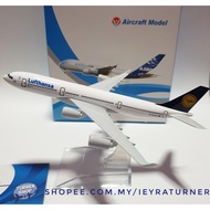 Germany Deutsche Lufthansa Airbus A340-313 Aircraft Model 16cm Die-cast Metal Airplane