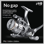 Metal lure spinning reel with shallow spool, micro fishing reel, small golf fishing reel, fishing re