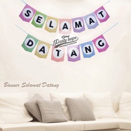 WELCOME Banner/ WELCOME Flag Bunting/ flag banner/ birthday banner