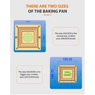 Electric 1200W Non-Stick Hot Press Breakfast Sandwich Maker Electric Square Gelato Panini Press Sand