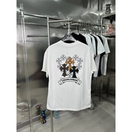 Chrome Hearts Short Sleeve Chrome Hearts Chrome Hearts 2026ss New Style Back Tricolor Cross Couple C
