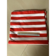 Kain jalur merah putih japanese cotton gred A/ red white stripes/merdeka