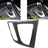 Bright Real Carbon Fiber Gear Panel Frame Patch 12-18 F30 F31 F34 335i 328i