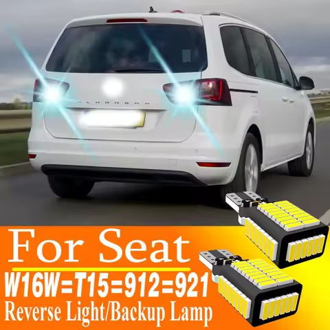 2pcs W16W T15 921 Led Canbus Reverse Light 912 Bulb Backup Lamp DC 12v W2.1x9.5d For Seat Ibiza 6j 6