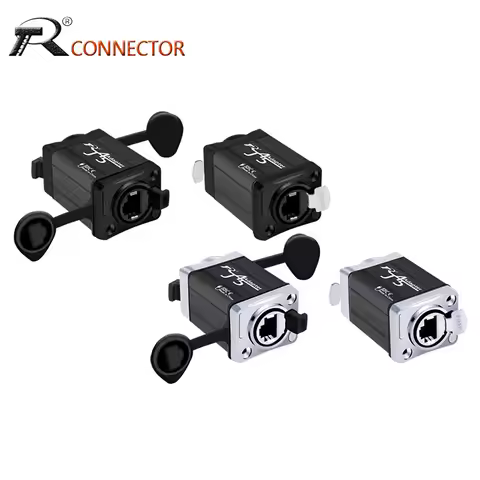 1pc RJ45 Feedthrough Coupler,STP RJ45 CAT6 Network Female Straight Coupler Converter Ethernet Extens