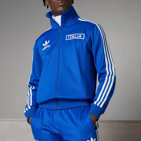 Adidas Official Authentic Three Stripes Men's Italy Team Football Jersey Jacket IU2122