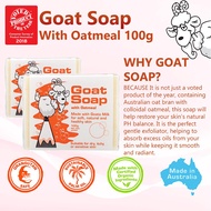 GOAT MILK SOAP WITH OATMEAL 100g