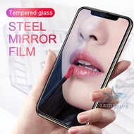 8D Makeup Mirror Tempered Glass Screen Protector Compatible with Iphone 11 12 13 14 Pro XS Max X XR 7 8 Plus Mirror Screen Protector film