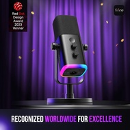 FIFINE AM8 RGB Dynamic Desktop Microphone with Noise Reduction for Gaming Podcast Live Streaming