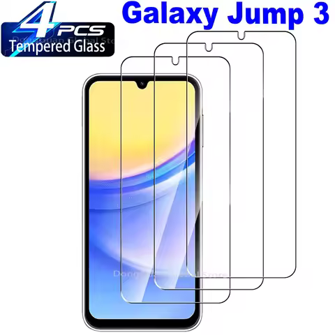 2/4Pcs Tempered Glass For Galaxy Jump 3 Screen Protector Glass Film