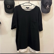 BEAMS Heart Japen Japan City boy Loose Black L Fake Two Pieces Buy In Short T