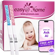 Easy@Home Ovulation Test Strips and Pregnancy Test Strips Combo Kit (LH + HCG)