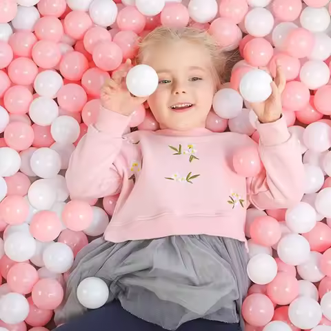 50Pcs Ocean Ball Pit Ball Christmas Decor for Dry Pool Ball Pit Baby Ball Toys Baby Playpen Tent Kid