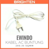 EWINDO AC Cable Buntung 2x0.35 sqmm 180cm