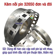 Single and double 32650 battery connector for plastic frames (meters)