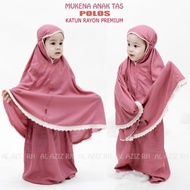 [JC13] Mukena Anak 1-7 Tahun Polos Katun Rayon Premium Adem