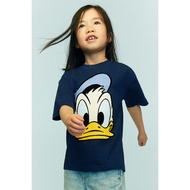 H&M T-Shirt Pack Of 2 Dark Blue/Donald Duck Size 6-8 Years