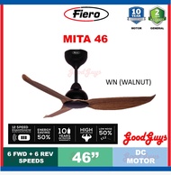 FIERO 46" DC MOTOR CEILING FAN MITA 46/WITH LED MITA 46L/FIERO 56" DC MOTOR CEILING FAN MITA 56/WITH