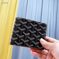 2023 Goyard ใหม่กระเป๋าใส่บัตรสำหรับทั้งหญิงและชายยุโรปและสหรัฐอเมริกาขายดีคลิปที่สั้น