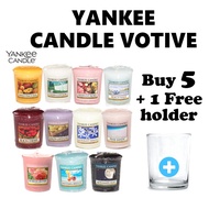 [YANKEE CANDLE] Yankee Candle / Votive Samplers Mini Candle (Black Cherry, Midsummer's Night, Clean 