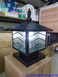 [HCM]Đèn trụ cổng đèn gắn cột ngoài trời D200 - Tặng kèm bóng LED(có VIDEO)