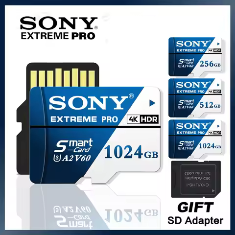 SONY Extreme Speed SD Memory Card V30 Micro TF SD Card 128GB 256GB 512GB 1TB 64GB Ultra TF mini card