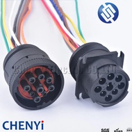 Baru Deutsch 9 Pin auto waterproof connector Diagnosctic Tool circular Wire Harness plug HD16-9-1939