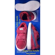 Kasut budak branded original item (bundle) puma suede saiz 19cm