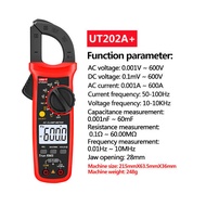 UNI-T แคลมป์มิเตอร์ดิจิตอล รุ่น UT201+/UT202+/ UT203+/UT204+/UT202A+ความแม่นยำสูง NCV Digital Clamp meter DC / AC 400A 600V แรงดันกระแสไฟ