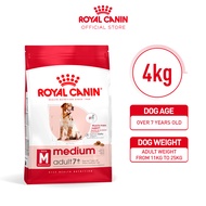 Royal Canin Medium 7+ Adult (4kg) Dry Dog Food - Size Health Nutrition