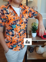 เสื้อสงกรานต์ เสื้อลายดอกผู้หญิง#7