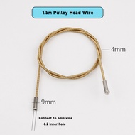 Carbon Steel Wire Puller Connector Head Connect To 6mm Wire Electrician Tools Wire Cable Elastic Thr
