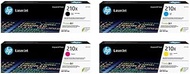 HP 210X High-Yield Toner Cartridge 4-Pack (Black, Cyan, Magenta, Yellow) | Compatible Color LaserJet