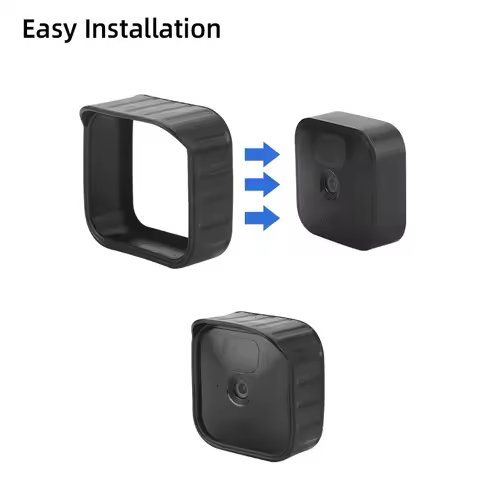Protective Silicone Case Weatherproof Cover Soft for New Blink Outdoor/Indoor/Blink XT/XT2 Camera (B