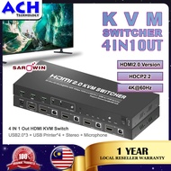 SAROWIN KVM SWITCH 2In1Out / 4In1Out