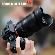 7 Artisans AF50mm F1.8 Full frame fixed focus autofocus lens suitable for Sony A7M3M4 R3
