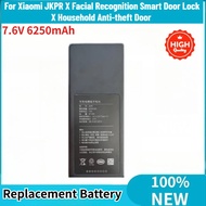 High Quality 7.6V 6250mAh Battery for Xiaomi JKPR X Facial Recognition Smart Door Lock Brand New Rep